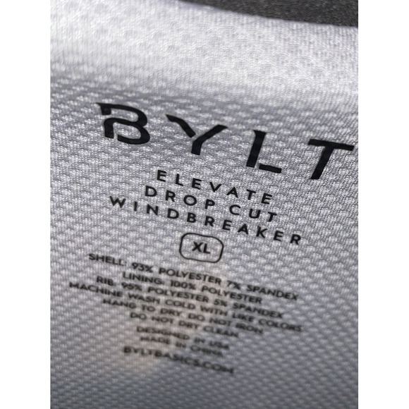 BYLT ELEVATE DROP CUT WINDBREAKER Men's XL Camo Pullover Windbreaker - Picture 4 of 7